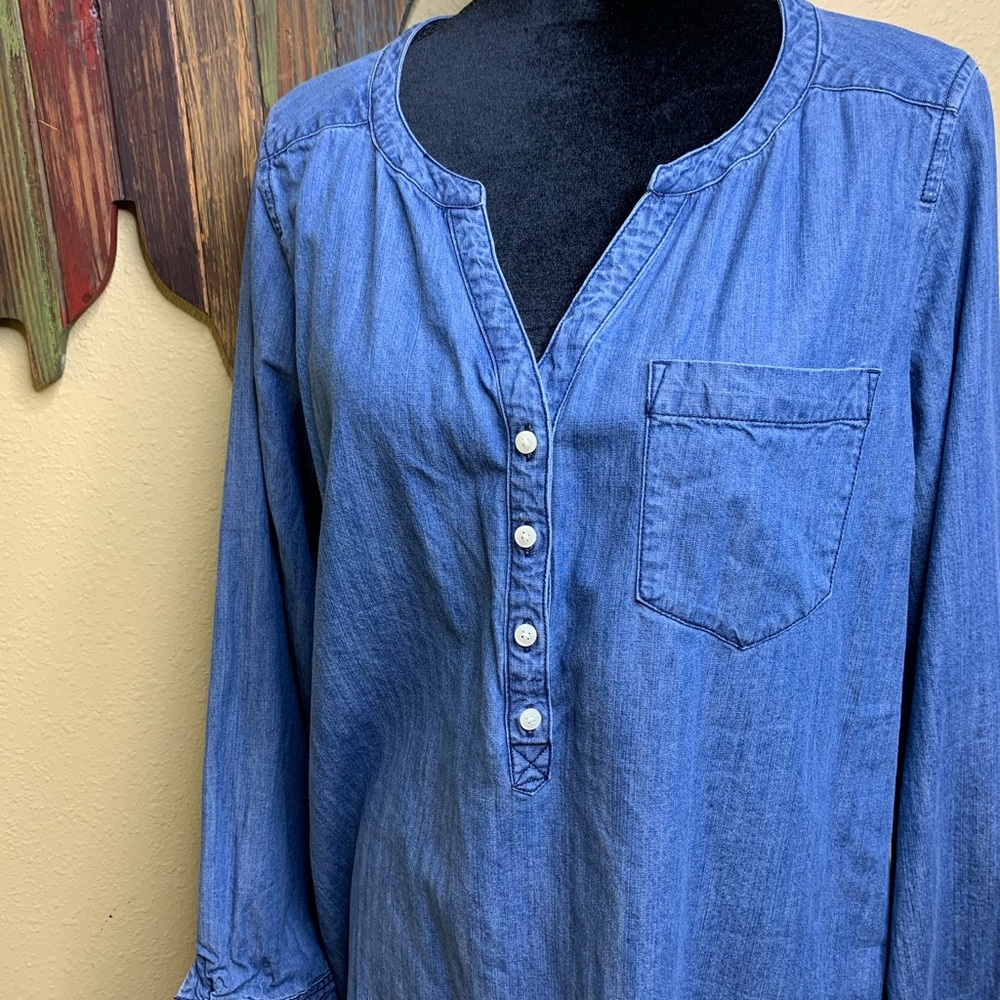 Express Jean Shirt Dress - Picture 2 of 8